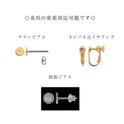 double ring 大人カラー　アレルギー対応ピアス/イヤリング (104 4枚目の画像