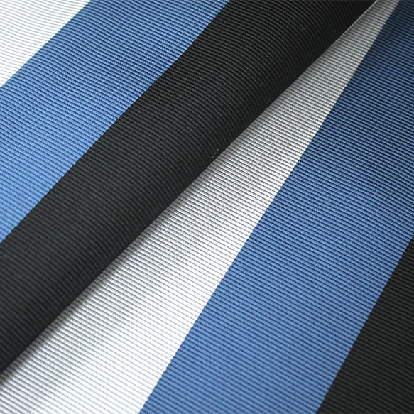 レジメンタルストライプ/青×黒×ライトグレー 5枚目の画像