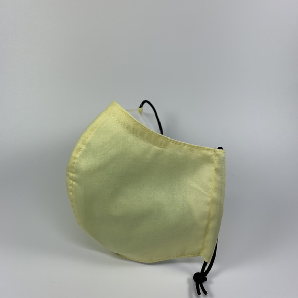 成人立體布口罩-黃色 可放醫療口罩 可放濾材 第1張的照片