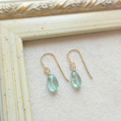 Creema限定*14kgf】エメラルド×アクアマリン・ピアス ピアス