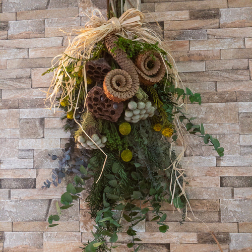 個性派ボタニカルスワッグ♡ シープホーン ユーカリ ティー