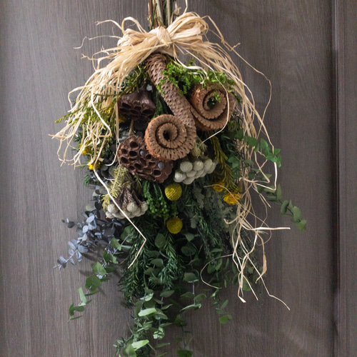 夏っぽ涼しげなボタニカルスワッグ♡ 夏っぽ涼しげなボタニカル