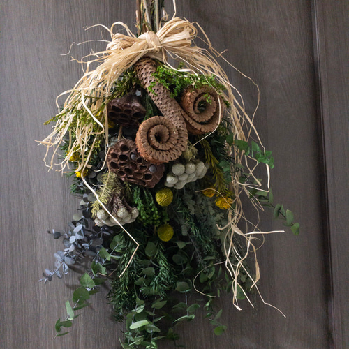 個性派ボタニカルスワッグ♡ シープホーン ユーカリ ティーツリー