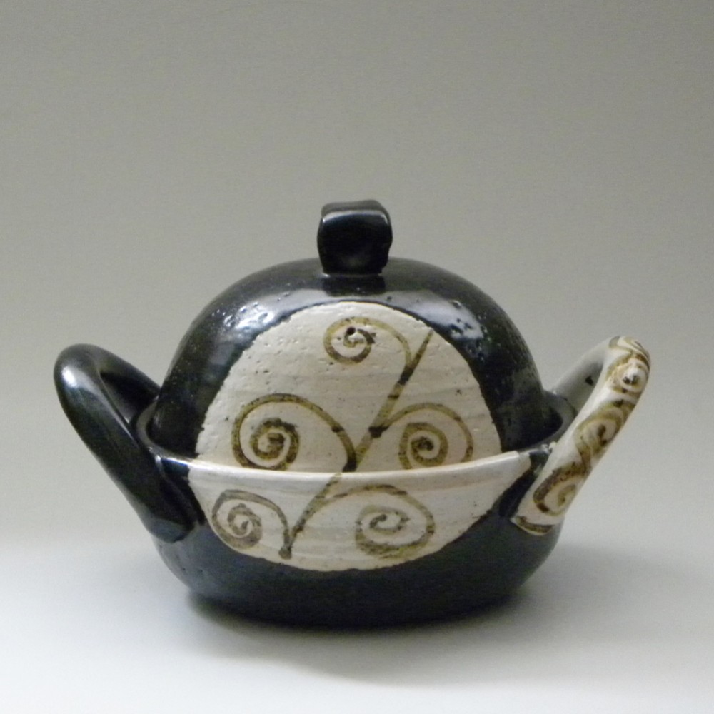 すごい土鍋・温たなべ(ぬくたなべ)-からくさ-8号サイズ