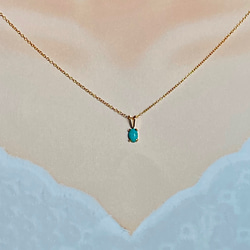 Sleeping Beauty 14kgf turquoise necklace 12月誕生石 7枚目の画像