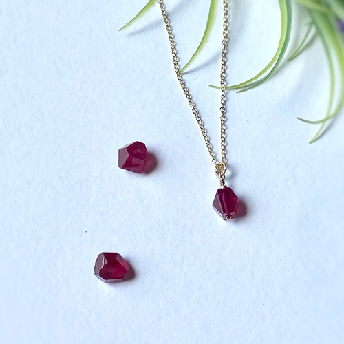 blue＊ruby jewellery ネックレス