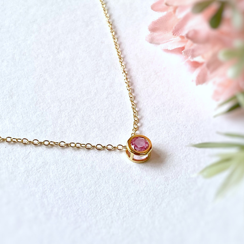 ☆貴重☆ピンクサファイヤ ネックレス＆リングセット