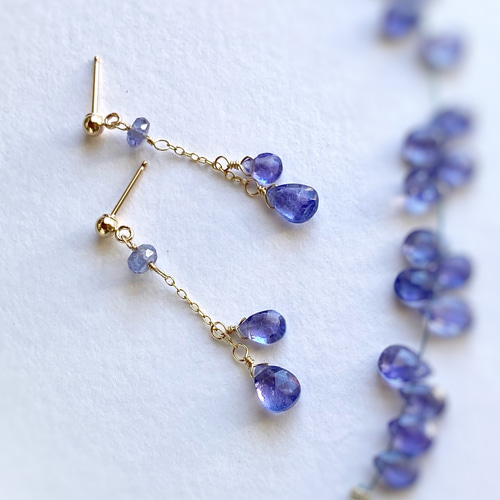 【じばにゃん】 ✳︎SALE✳︎宝石質タンザナイト枠留めピアス タンザナイト ピアス ｜ OGT1841 – 大阪心斎橋 宝寿堂〈HOUJUDO〉