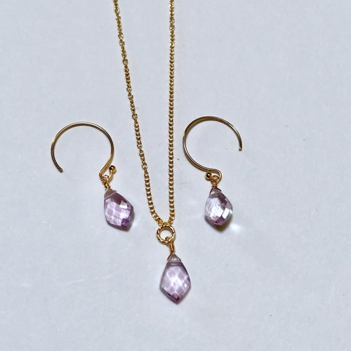 希少！14kgfピンクアメジストブレッドカット