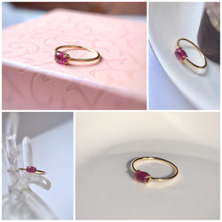 再販♡ ピンクトルマリンの指輪 宝石質AA++/sv925 7枚目の画像