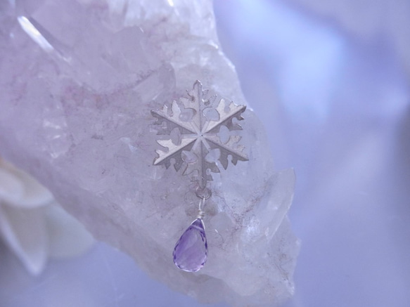 snowflakes～雪の結晶～ペンダントトップ　ver.2 2枚目の画像
