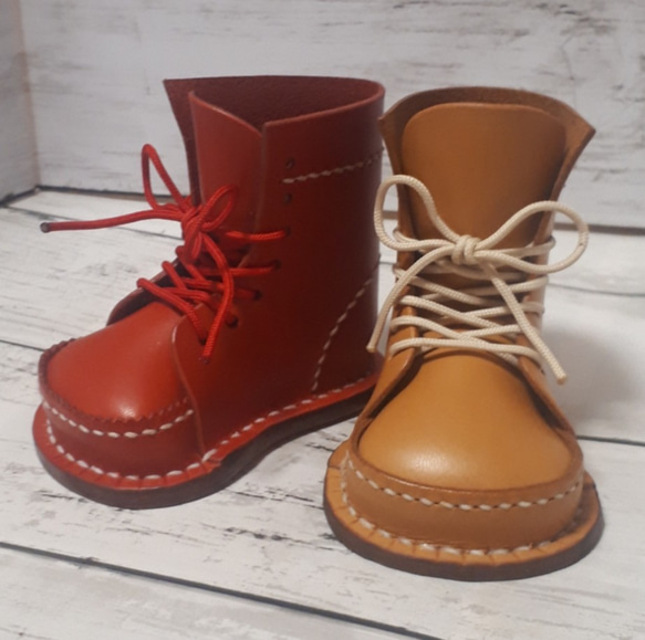 [受注製作]　革　靴　ペン立て 受注製作] 革 靴 ペン立て ペンケース 手作り工房 通販 10181375