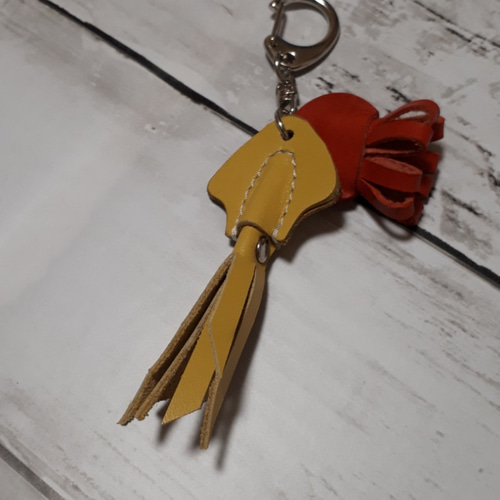 受注制作 ミニくじらミニたこキーホルダー バッグチャーム 受注制作