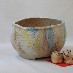 砂紋彩色陶瓷花盆 第6張的照片