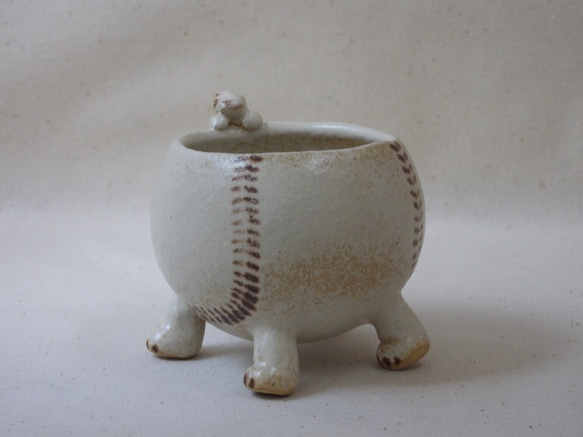 野球ワンコボウル(茶) 3枚目の画像