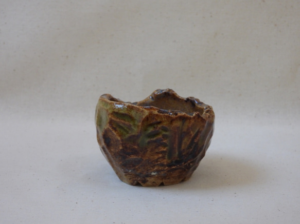 堅固耐用的陶瓷花盆（綠色） 第5張的照片