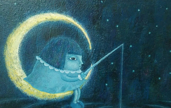月夜の釣り 2枚目の画像