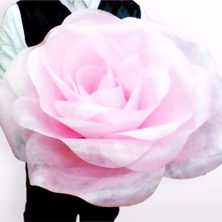 ジャイアントフラワー ローズL ピンク　Giant Flower 花径約45cm　結婚式　アニバーサリー 5枚目の画像