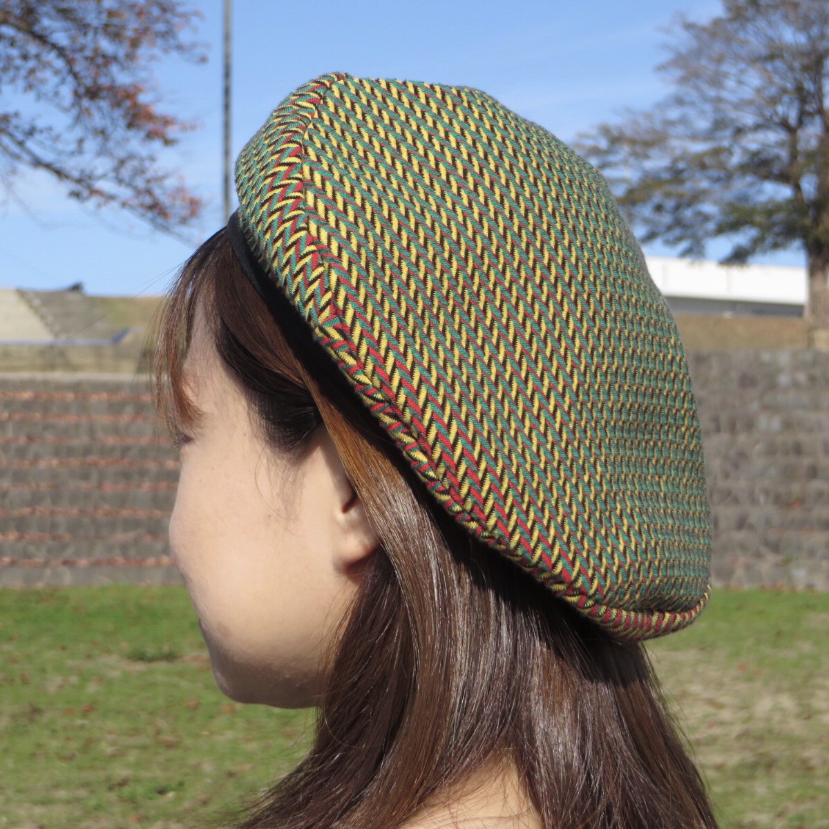 砂車帽 SASyaPO ラスタカラー