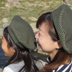 親子セット 砂車帽 SASyaPO カモフラカラー 2枚目の画像