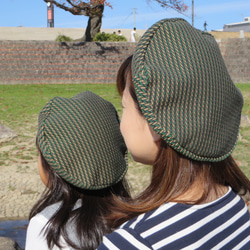 親子セット 砂車帽 SASyaPO カモフラカラー 3枚目の画像