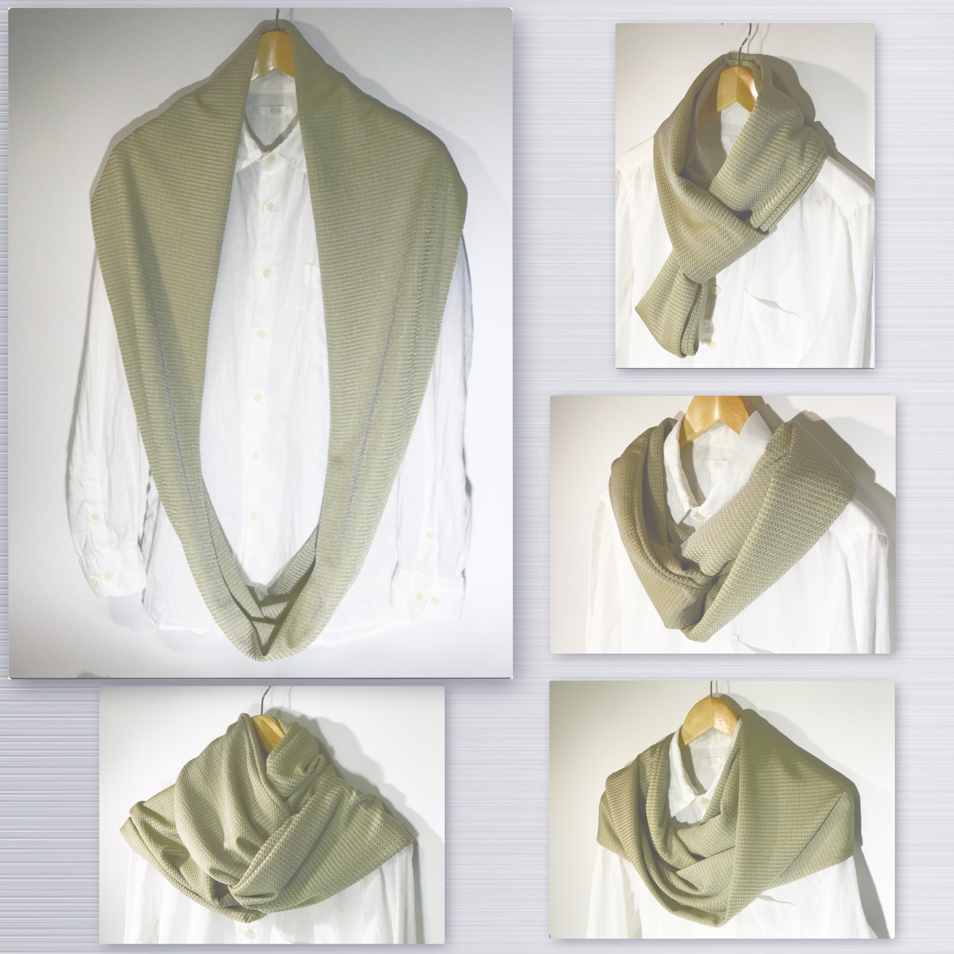 ロングスヌード 貴金属色