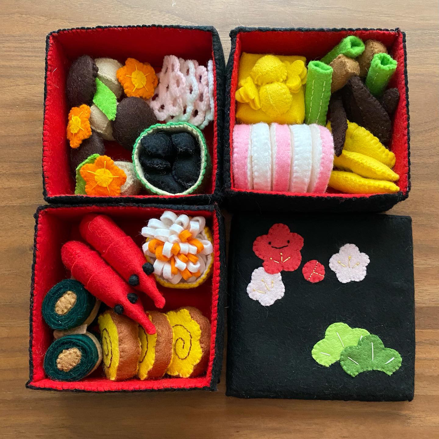 フェルトままごと おせち料理 雑貨・その他 hanana 通販