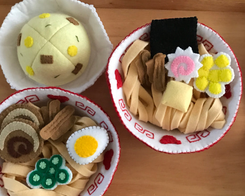 13 フェルトままごと　ラーメン屋さん　オーダーページ フェルトままごと♥ラーメン屋さん🍜 - NAOPONTA'S GALLERY