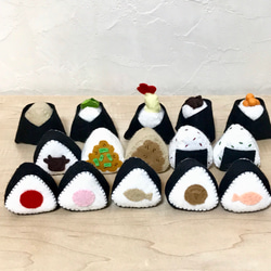再販☆フェルトままごと おにぎりセット 雑貨・その他 hanana
