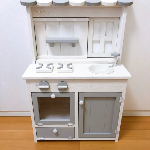 ひなた様オーダー 木製 おままごとキッチン お店屋さんごっこ おもちゃ  