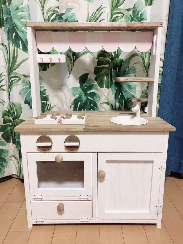 new！！ 木製 おままごとキッチン アイランドタイプ キャンペーン 