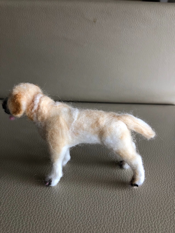 羊毛フェルト犬 ラブラドール レトリーバー 3枚目の画像