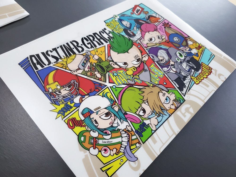 カラフルジャケット クリアファイル