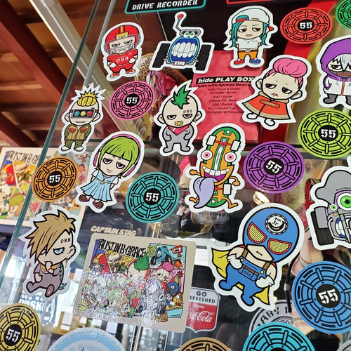 ステッカー キャラクター 屋外 耐水 ラミネート加工 全12体 ABG シール