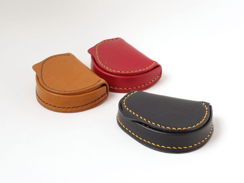 ステッチ 茶色 小銭入れ ケース BREE 馬蹄 ワンポイントロゴ 新品✨