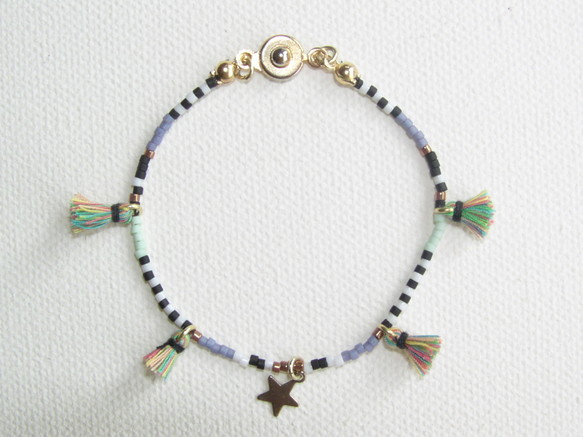 look.at.lucca   beads de beads   ブレスレット 2枚目の画像