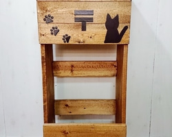 【希少】木製郵便受け 楽天市場】縦型ポスト 29×14×41cm 郵便受け シンプル 木製扉 白