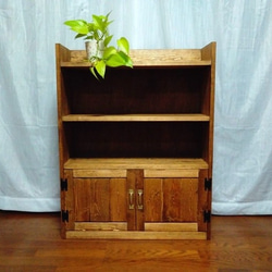 ☆木製本棚 キャビネット 飾り棚 W75オーダー製作もお受け致します