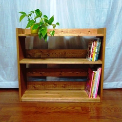 ☆大きめ木製本棚・6段☆W90・飾り棚・マガジンラック・☆オーダー