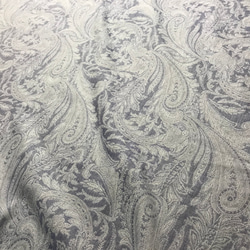 ジャガード織綿100%生地縦糸top糸　大きなペイズリー柄（抗菌防臭加工）115cm×100cm 4枚目の画像