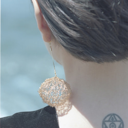 「shimmering/ソウソウ」マーメイドの真珠（大）・イヤリング・ピアスペア 3枚目の画像