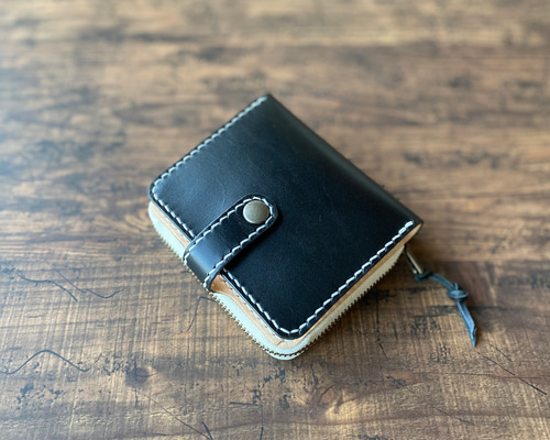 未使用　LIMIfeu 2way チェーンハンドル付きラウンドジップ財布　総柄 1_5dbd04284ee9905233240aebee9b