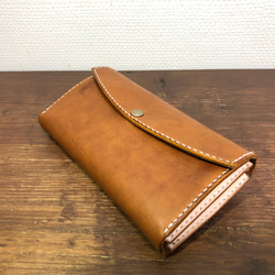 受注製作】二つ折り ラウンドファスナー 財布 二つ折り財布 kiita