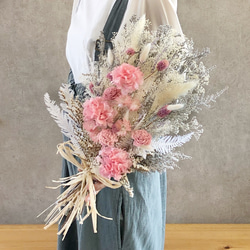 ナチュラルブーケL ブリザメディア ウェディング ドライフラワー