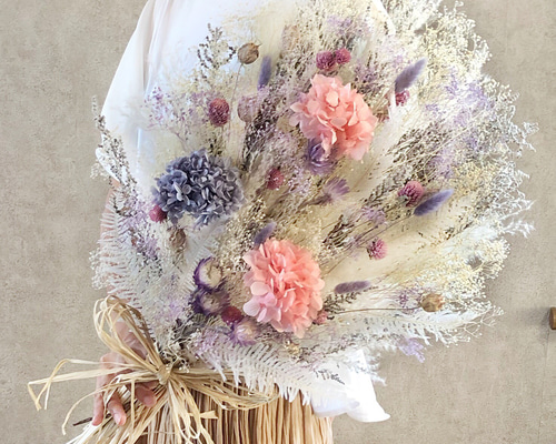 ナチュラルブーケXL エンジェルパープル ウェディング 結婚式 ナチュラルブーケXL エンジェルパープル ウェディング 結婚式
