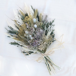 ナチュラルブーケXL オレガノパープル ウェディング 結婚式