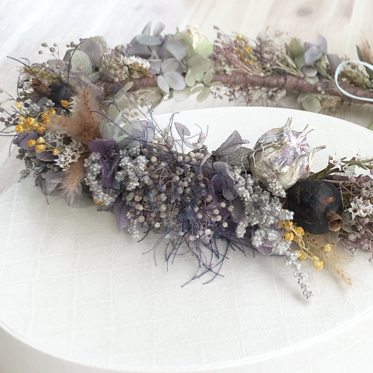 ブーケとお揃いの花冠お作り致します