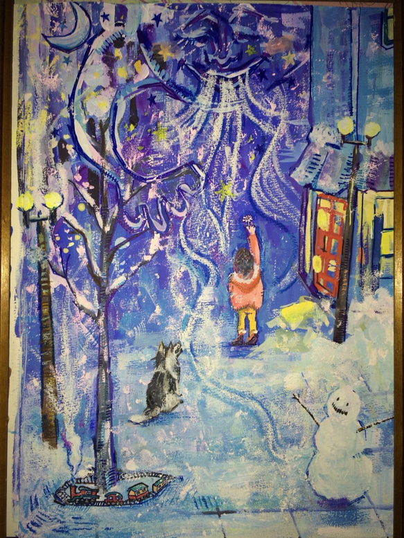 サンプルです。 絵画 あんこ 通販｜Creema(クリーマ) 1187789