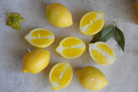 レモンのキャンドル 5枚目の画像