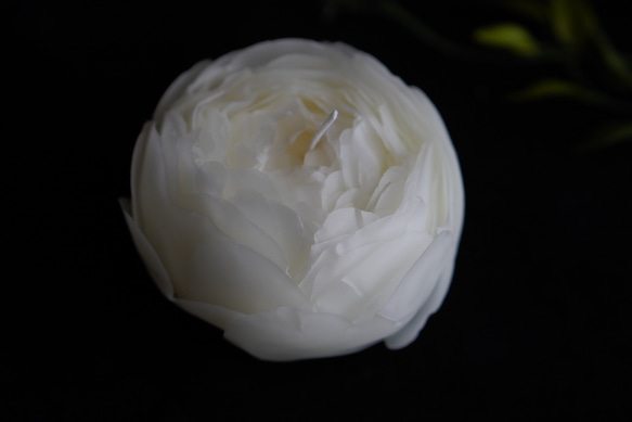 芍薬（peony)のキャンドル【小さめサイズ】 3枚目の画像